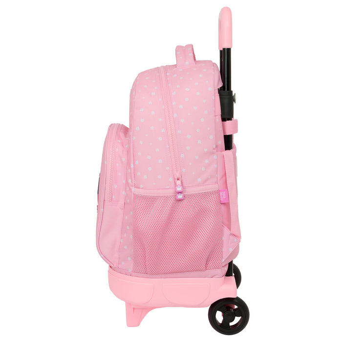 Ghiozdan cu Roți Glow Lab Sweet home Roz 33 X 45 X 22 cm