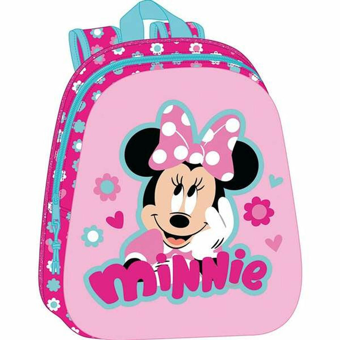 Ghiozdan Minnie Mouse Roz 27 x 33 x 10 cm