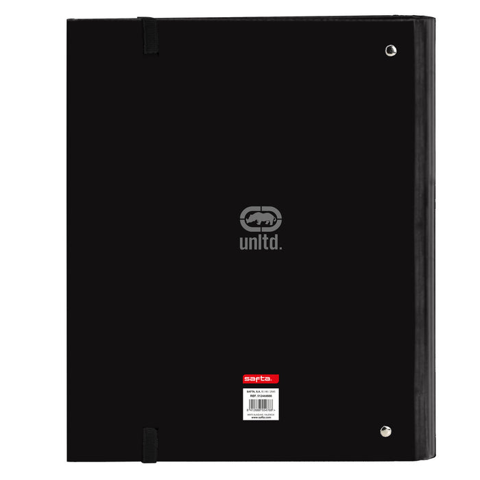 Biblioraft Eckō Unltd. Rhino Negru Gri 27 x 32 x 3.5 cm