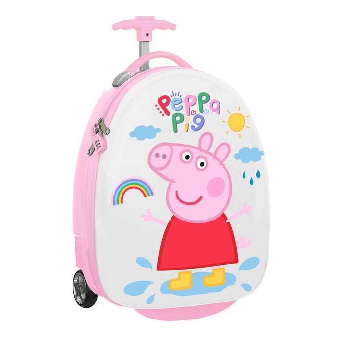 Trolley Peppa Pig peppa pig Infantil Roz Mentă 16'' 28 x 43 x 23 cm