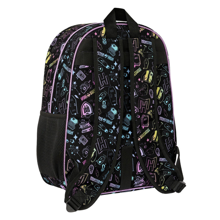 Ghiozdan Monster High Negru 33 x 42 x 14 cm
