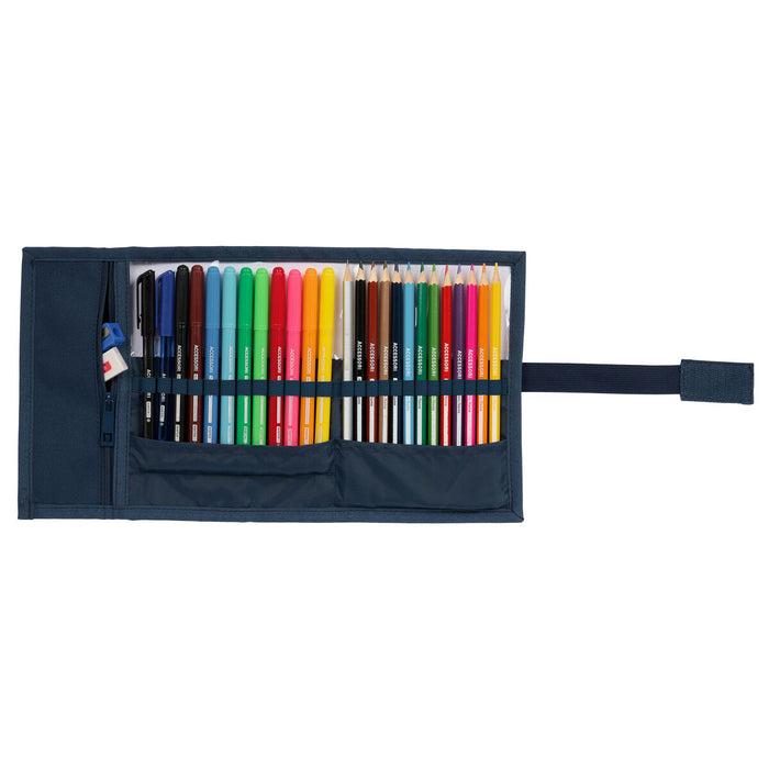 Penar Școlar El Ganso Classic Bleumarin 7 x 20 x 7 cm 27 Piese