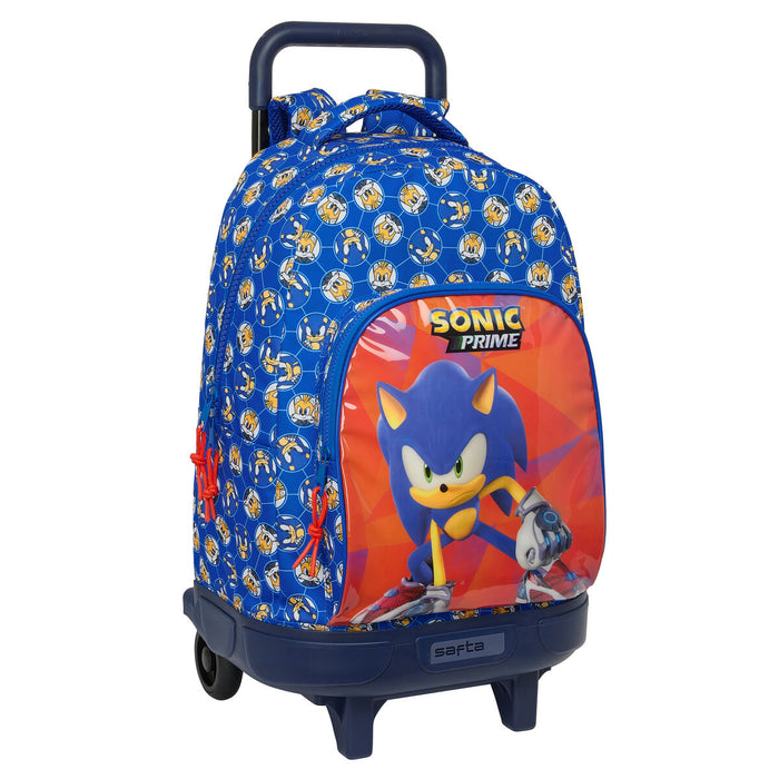 Ghiozdan cu Roți Sonic Prime 33 X 45 X 22 cm