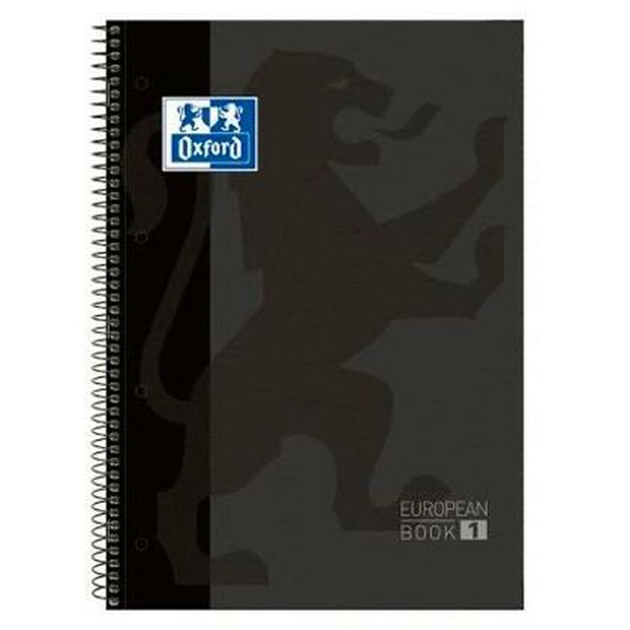 Notebook Oxford European Book Negru A4 5 Piese