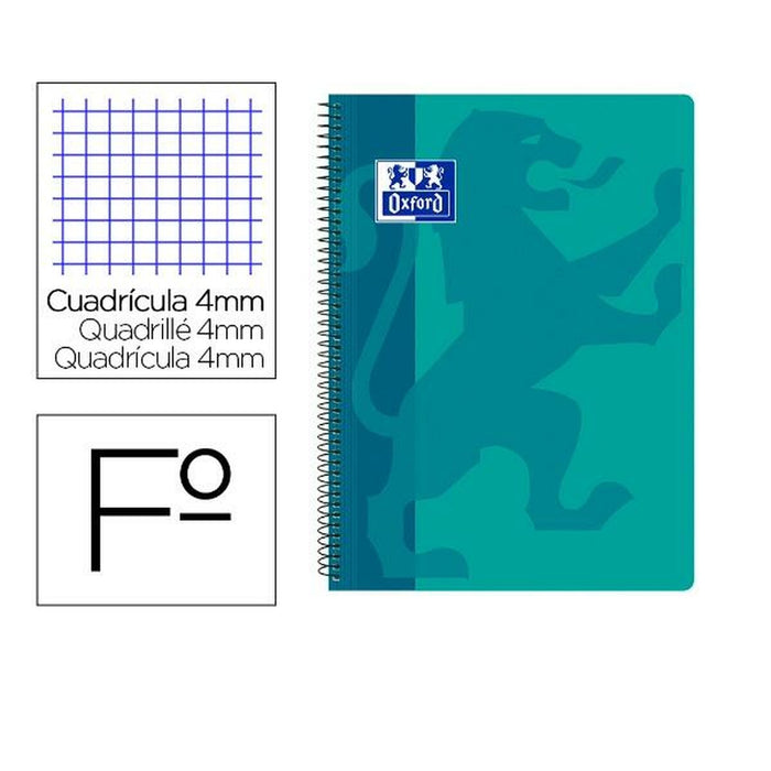 Notebook Oxford 400079662 Turquoise A4 80 Frunze