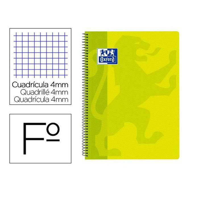 Notebook Oxford 400093619 Galben A4 80 Frunze