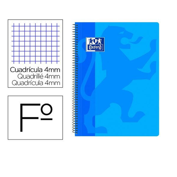 Notebook Oxford 400106965 Albastru A4 80 Frunze