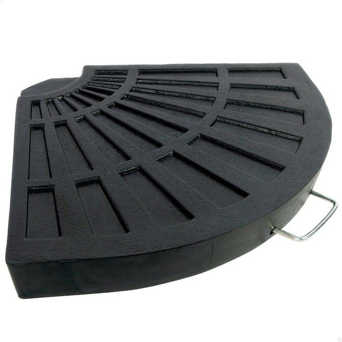 Bază pentru Umbrelă de Soare Aktive 47 x 4 x 64 cm Negru Aluminiu Polirășină