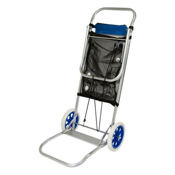 Cărucior multifuncțional de plajă Aktive 47 x 100 x 52 cm Negru Aluminiu