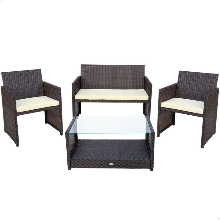 Mobilier de grădină Aktive Negru
