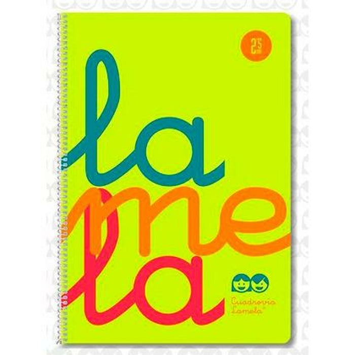 Notebook Lamela Fluor Galben Din A4 5 Piese 80 Frunze