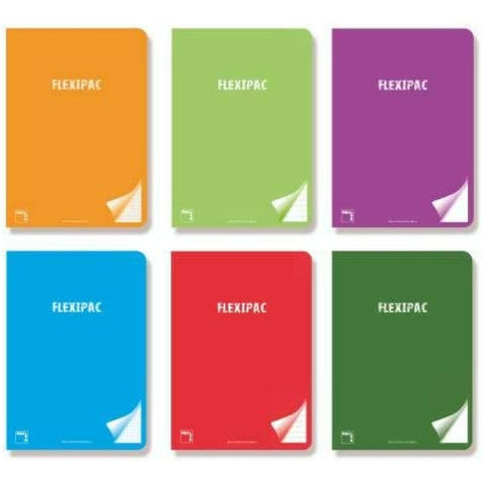 Notebook Pacsa 3,5 mm Dungi Multicolor A4 48 Frunze (6 Piese)