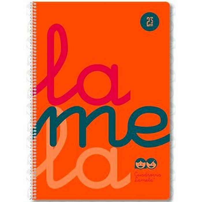 Notebook Lamela Fluor Portocaliu Din A4 5 Piese 80 Frunze