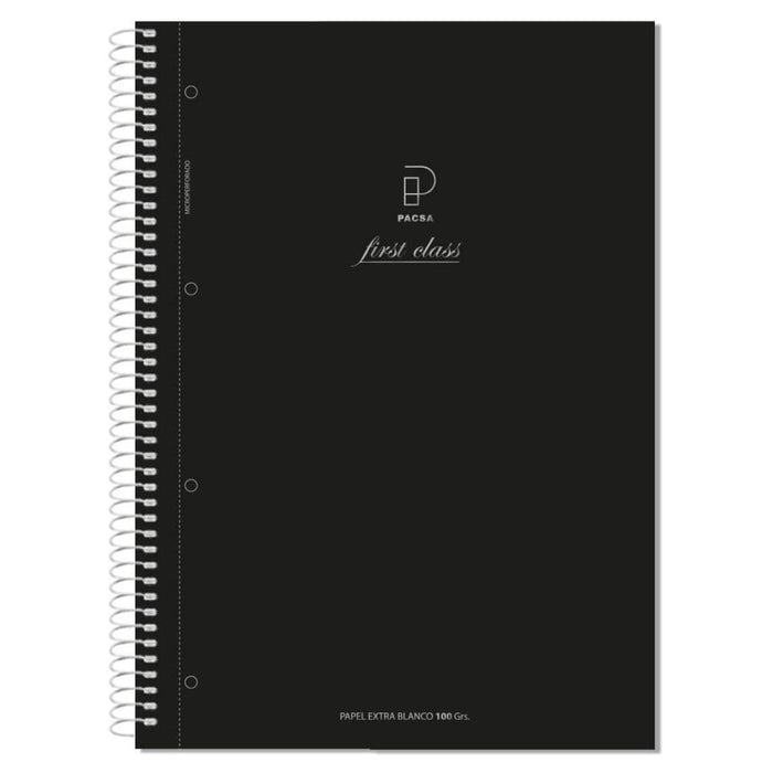 Set de caiete Pacsa First Class 4 Piese Negru A4 120 Frunze (4 Unități)