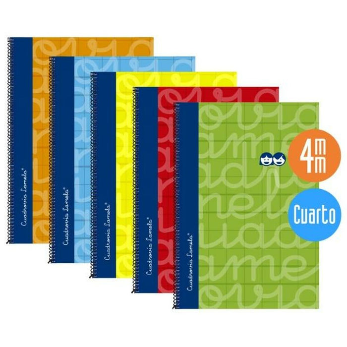 Set de caiete Lamela Multicolor Sfert 5 Piese 80 Frunze