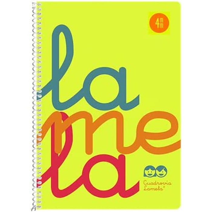 Notebook Lamela Fluor Sfert 5 Piese 80 Frunze