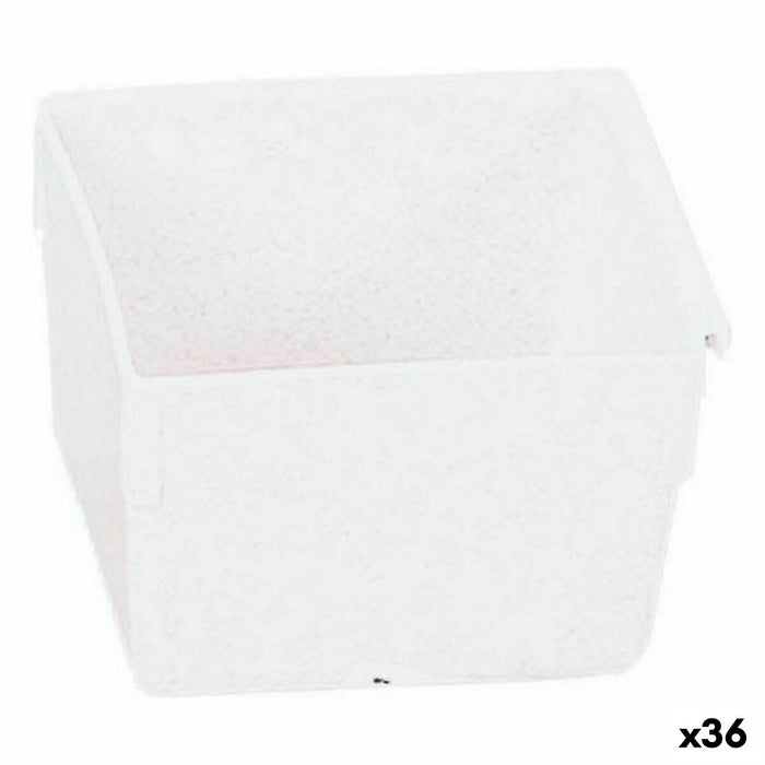 Cutie Multifuncțională Modular Alb 8 x 8 x 5,3 cm (36 Unități)