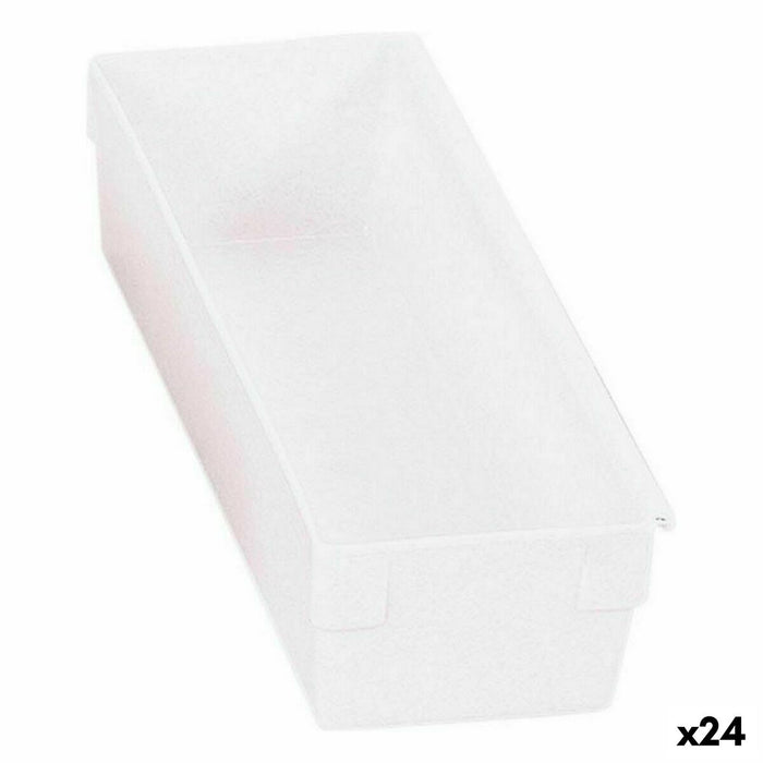 Cutie Multifuncțională Modular Alb 22,5 x 8 x 5,3 cm (24 Unități)