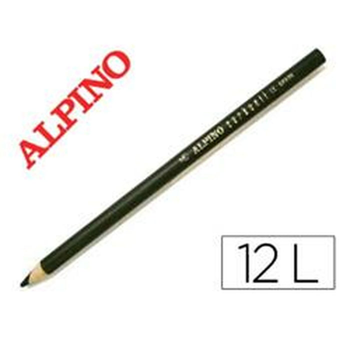 Creioane de cărbune Alpino LE010012 Negru