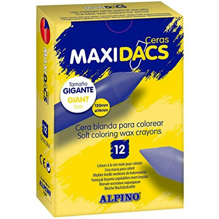 Creioane ceară colorate Alpino Maxidacs Auriu*