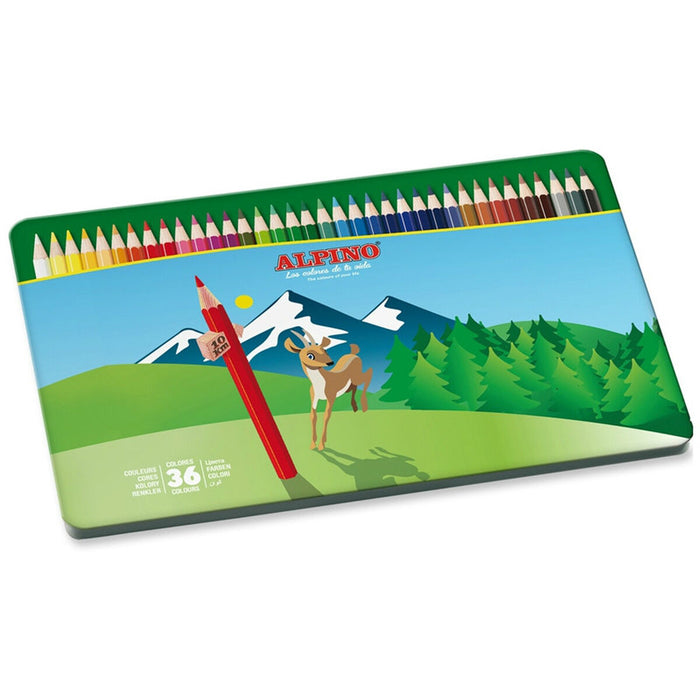 Creioane culori Alpino Multicolor 36 Piese