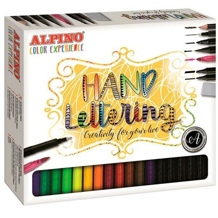 Set de Carioci Alpino Hand Lettering Color Experience Multicolor (30 Piese)
