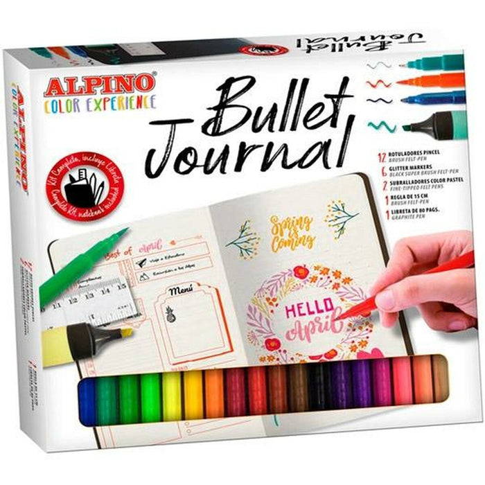 Set școlar Alpino Bullet Journal Color Experience 22 Piese