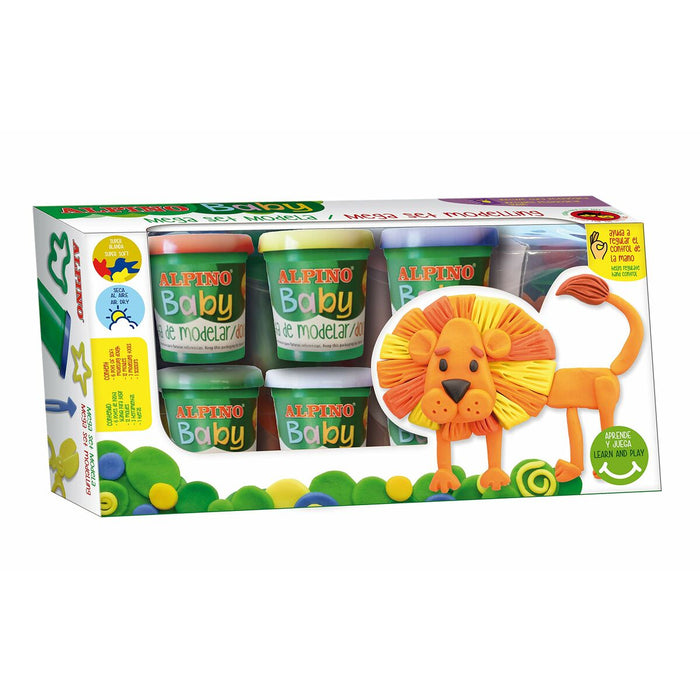 Joc de Plastilină Alpino Baby animale Multicolor