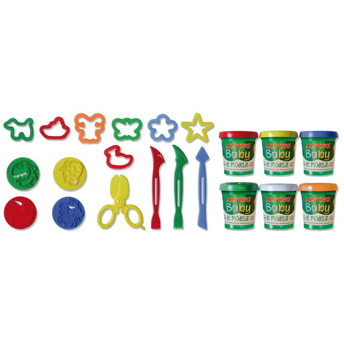 Joc de Plastilină Alpino Baby animale Multicolor