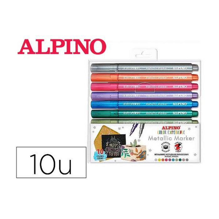 Marker permanent Alpino AR001086 1 mm