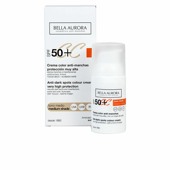 Cremă Anti-pete Bella Aurora 2526112 Ton Mediu 30 ml