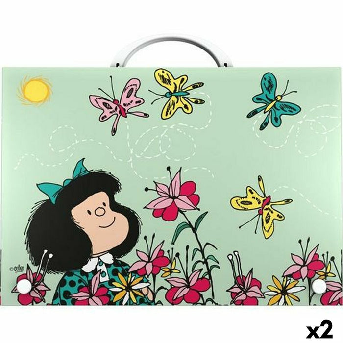 Mapă pentru Documente Grafoplas Mafalda Spring Multicolor A4 (2 Unități)