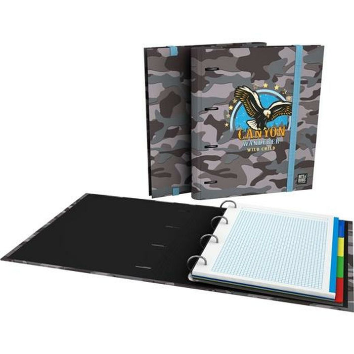 Biblioraft Grafoplas Carpebook Stamps Gri A4 (2 Unități)