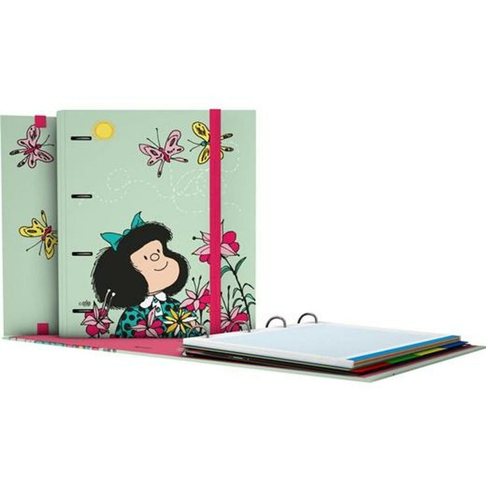 Biblioraft Grafoplas Carpebook Mafalda Verde A4 (2 Unități)