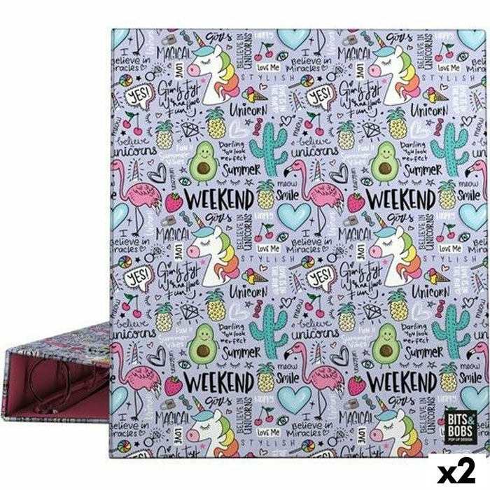 Biblioraft Grafoplas Fantasy Liliachiu A4 (2 Unități)