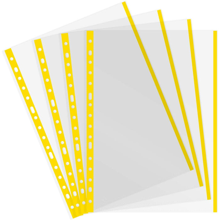 Huse/Capace Grafoplas Galben Din A4 (100 Piese)