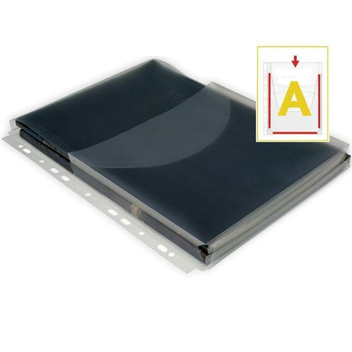 Huse/Capace Grafoplas 12 Unități Transparent A4 polipropilenă