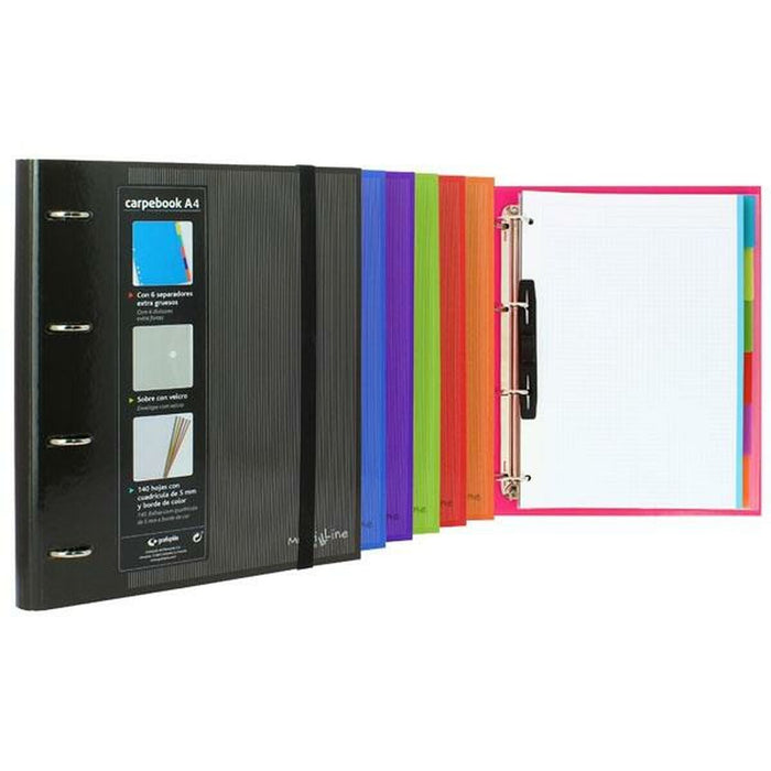 Biblioraft Grafoplas Carpebook Verde 32 x 28 x 4 cm