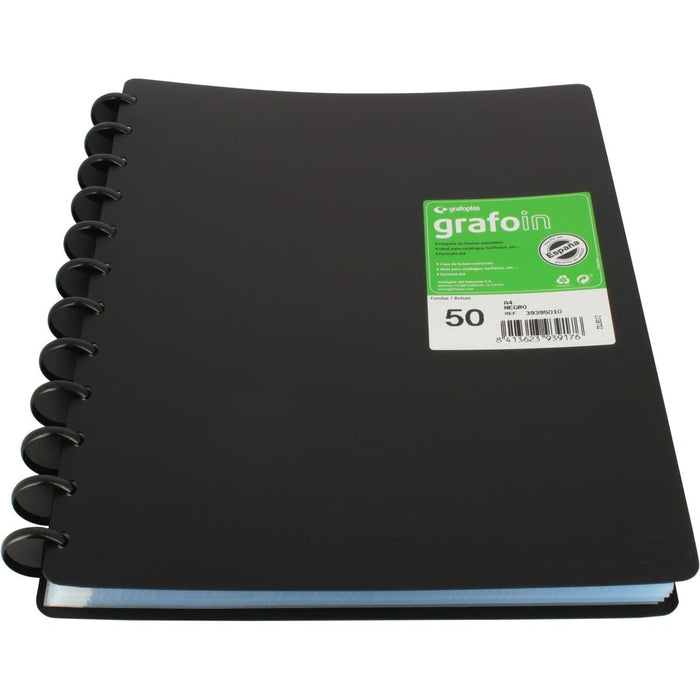 Dosar tip clasor Grafoplas Negru A4