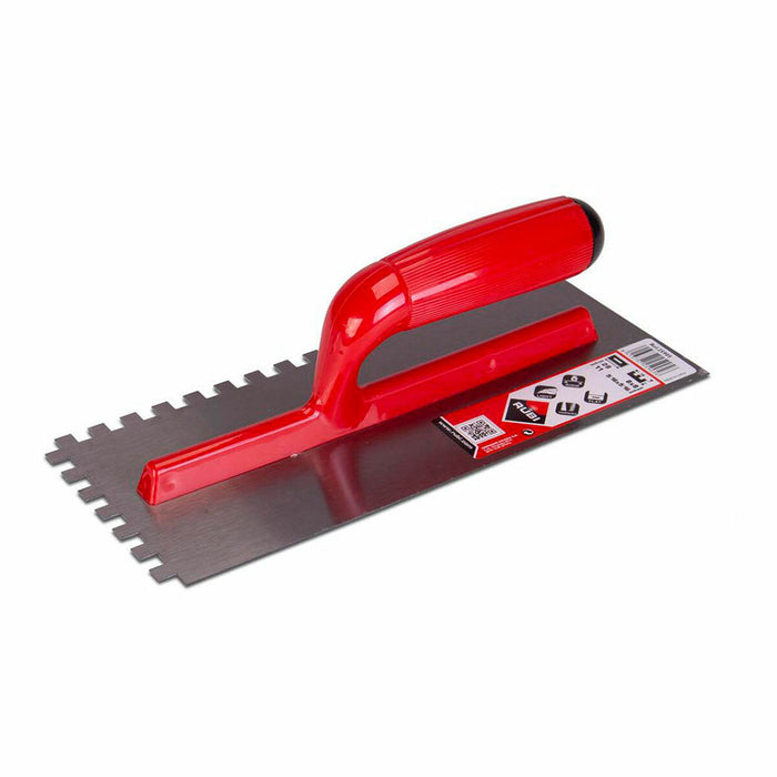 Spatula zimțată Rubi Oțel (28 x 14 cm) (28 cm)