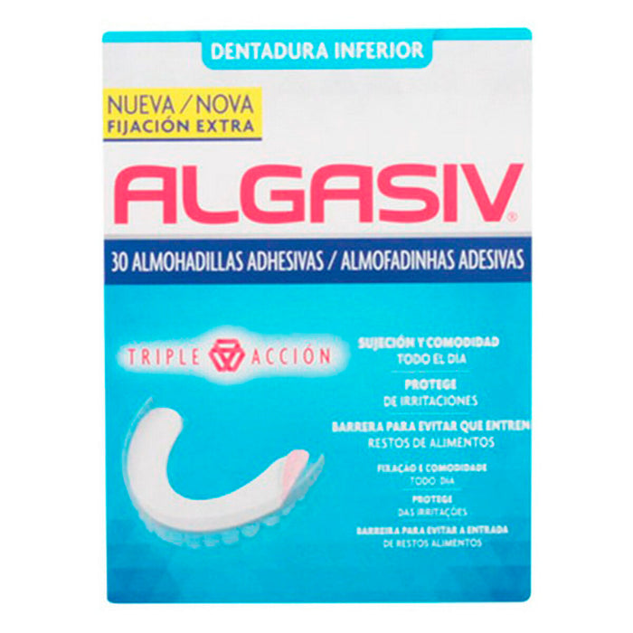 Tampoane Adezive pentru Danturi Algasiv ALGASIV INFERIOR (30 uds)