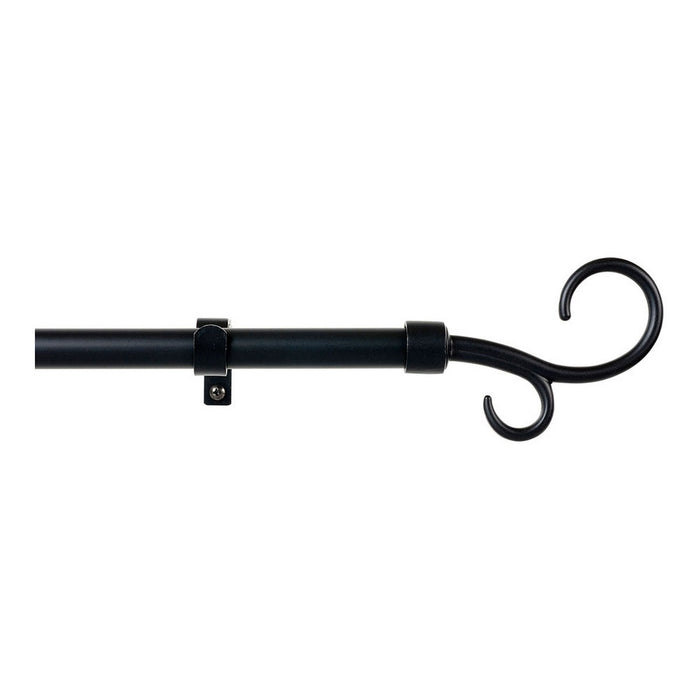 Bară de Perdea Stor Planet Extensibil Negru (110 cm)