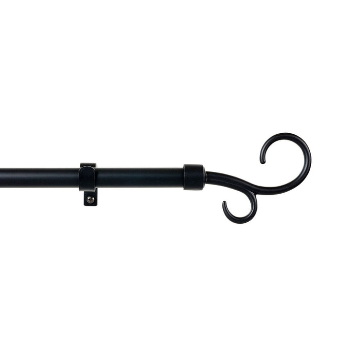 Bară de Perdea Stor Planet Cintacor Baston 160-300 cm Negru Metal