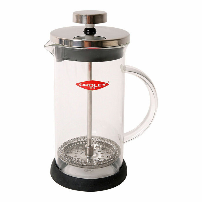 Cafetieră cu Piston Oroley Spezia 6 Cești Sticlă borosilicată Oțel inoxidabil 18/10 600 ml
