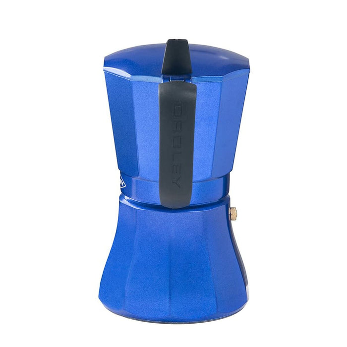 Cafetieră Italiană Oroley Petra 6 Cești Albastru Aluminiu
