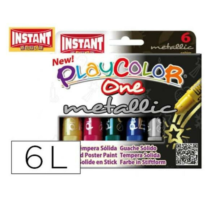 Cariocă INSTANT PlayColor metallic (6 Unități)