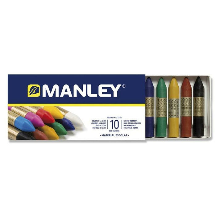 Creioane ceară colorate Manley MNC00033/110