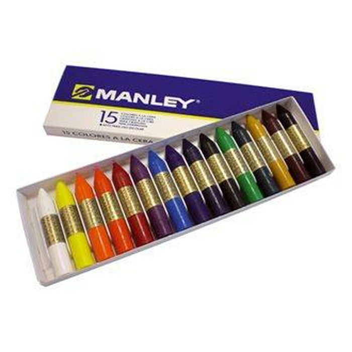 Creioane ceară colorate Manley MNC00055/115 Multicolor