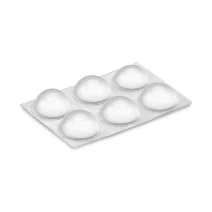 Opritor de ușă Inofix 16 x 7,9 mm 6 Unități Protecție împotriva loviturilor Transparent PVC