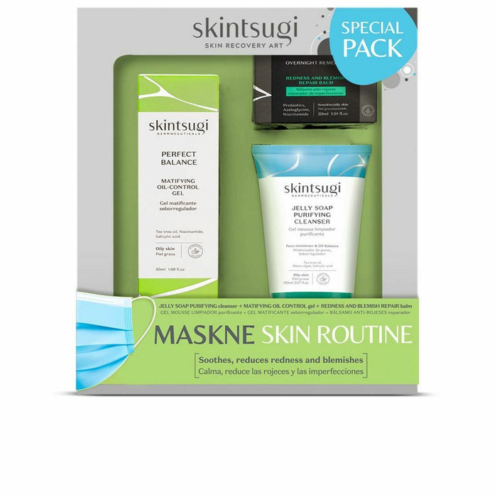Set de Cosmetică Unisex Skintsugi Maskine Skin Routine (3 pcs)